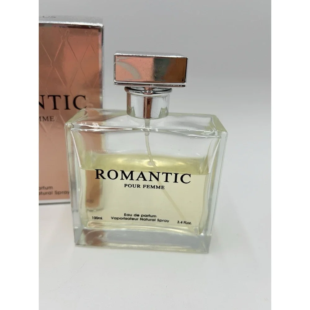 Romantic Pour Femme Eau De Parfum 3.4 Oz 100ml Partial Bottle With Box‎ Used